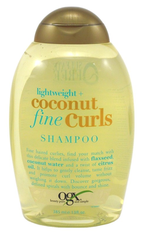 Ogx Shampoo Coconut Fine Curls 13oz