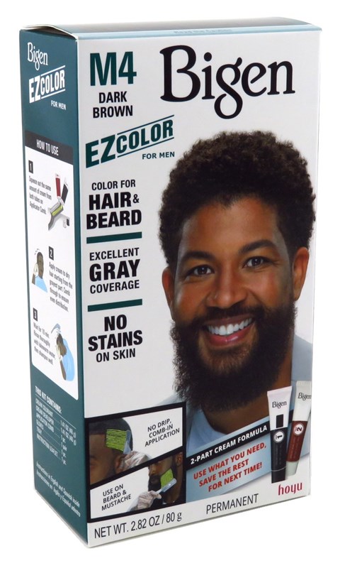 Bigen Ez Color For Men M4 Dark Brown Kit