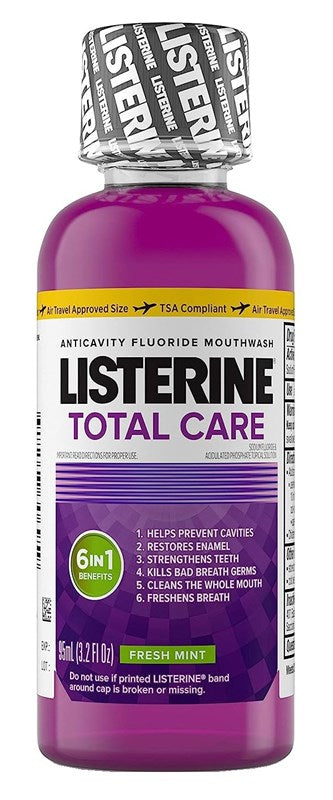 Listerine Total Care Fresh Mint 3.2oz (12in)