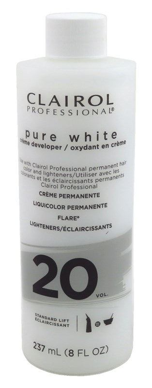 Clairol Pure White 20 Creme Developer Standard Lift 8oz