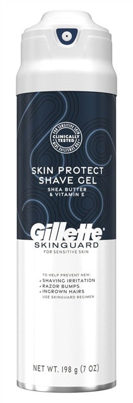 Gillette Mens Skinguard Shave Gel 7oz