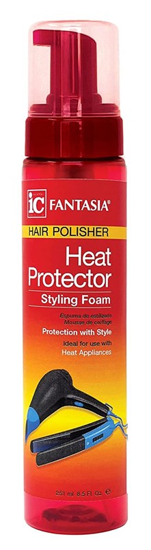 Fantasia Ic Hair Polisher Heat Protector Styling Foam 8.5oz