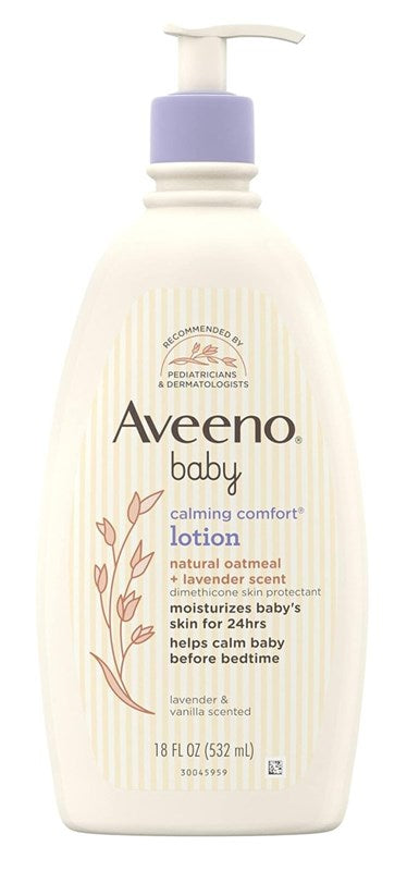 Aveeno Baby Lotion Calming Comfort 18oz Oatmeal/Lavender