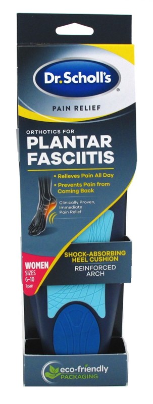 Dr. Scholls Plantar Fasciitis Orthotics Womens (Size 6-10)