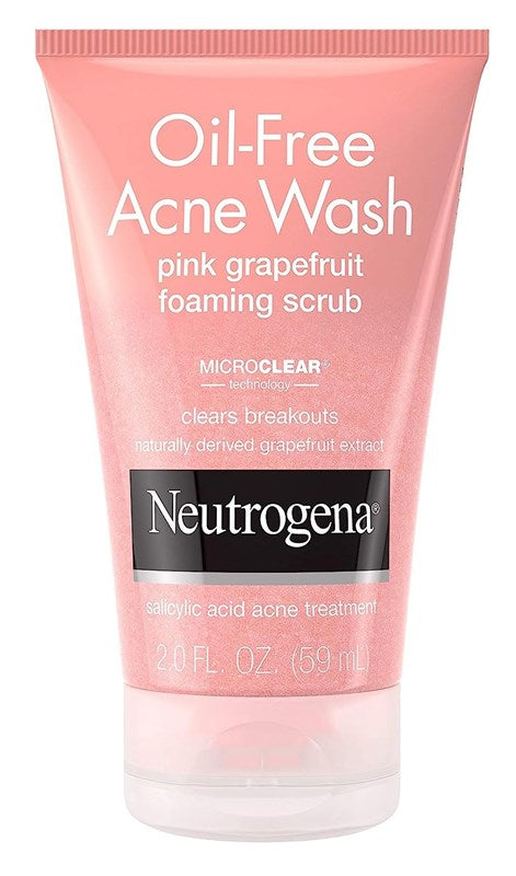 Neutrogena Acne Wash Pink Grapefruit Scrub 2oz (12in)