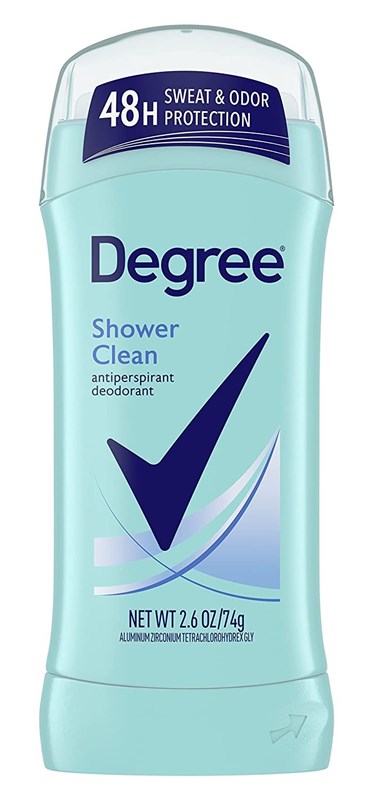 Degree Deodorant 2.6oz Womens Shower Clean