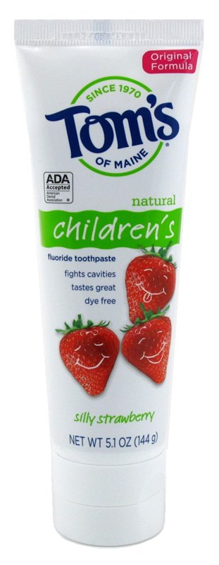 Toms Nat Toothpaste Childrens Silly Strawberry 5.1oz