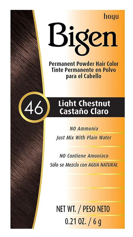 Bigen Powder Hair Color #46 Light Chestnut 0.21oz