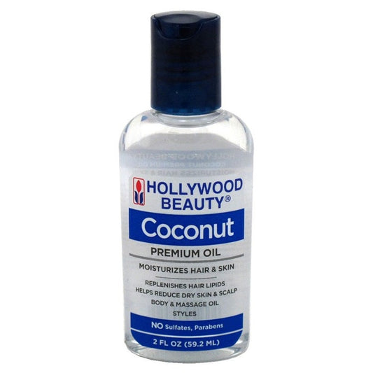 Hollywood Beauty Coconut Premium Oil 2oz (1PC)