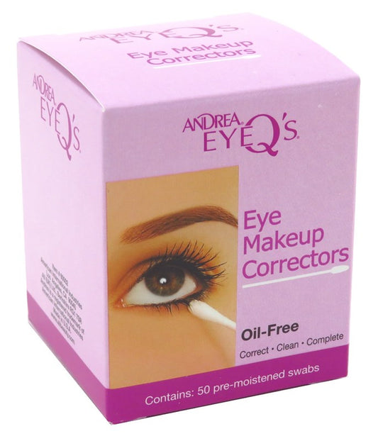 Andrea Eye Q's Eye Make-Up Correctors Swabs 50 Count
