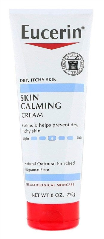 Eucerin Creme Skin Calming 8oz Tube (Fragrance-Free)