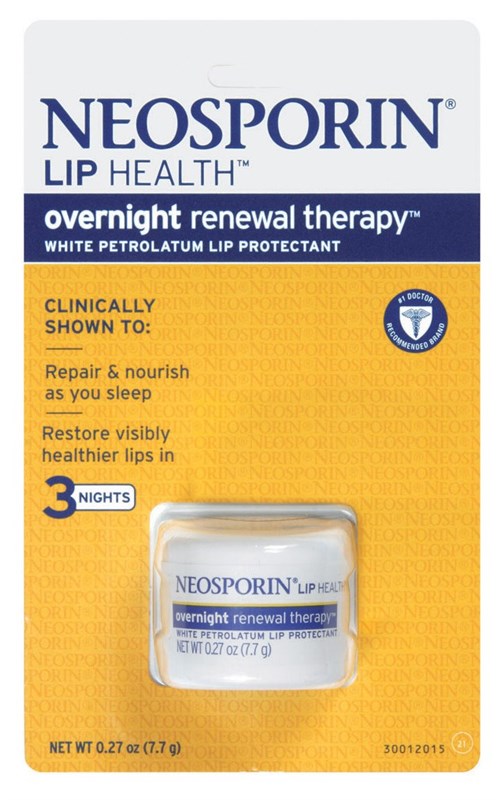 Neosporin Overnight Lip Health Renewal Therapy 0.27oz Jar