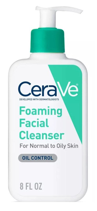 Cerave Foaming Facial Cleanser Oil Control 8oz