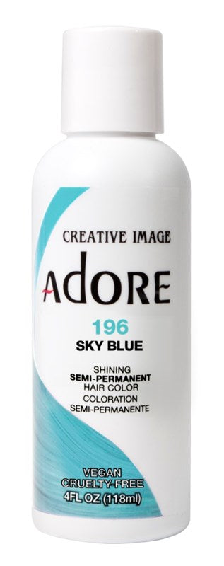Adore Semi-Permanent Haircolor #196 Sky Blue 4oz