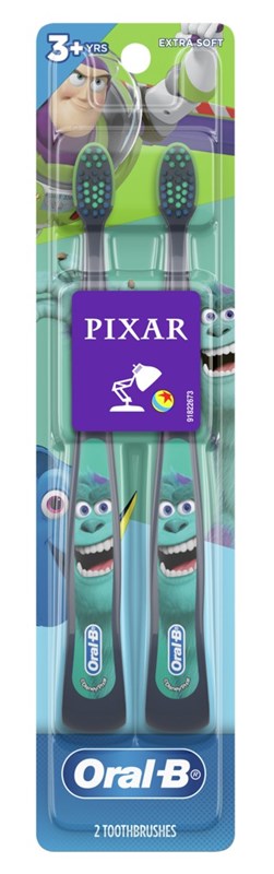 Oral-B Toothbrush Kids Pixar Extra Soft 2-Pack