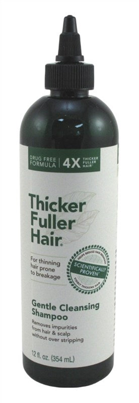 Thicker Fuller Hair Shampoo Gentle Cleansing 12oz