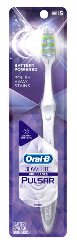 Oral-B Toothbrush Pulsar Soft 3D White (Battery Powered)