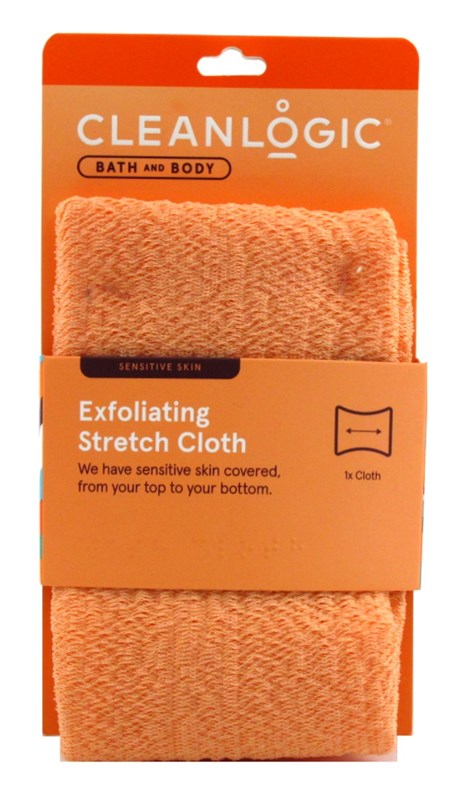 Clean Logic Bath & Body Exfoliating Stretch Cloth Ss