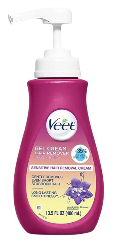 Veet Gel Cream Hair Remover 13.5oz Pump (Sensitive)