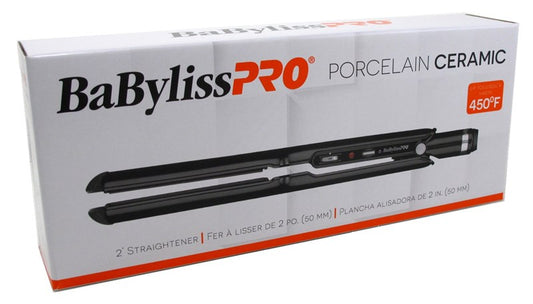 Babyliss Pro Flat Iron 2Inch Porcelain Ceramic