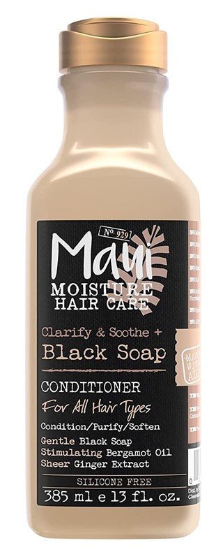 Maui Moisture Conditioner Black Soap 13oz Clarify/Soothe
