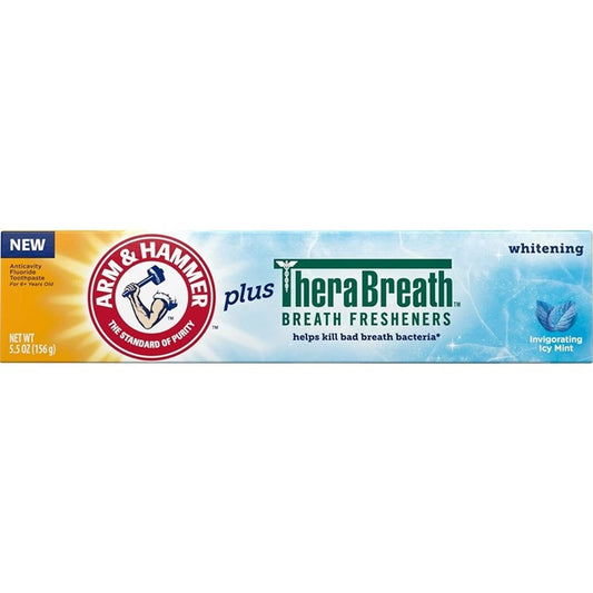 Arm & Hammer Toothpaste Plus Therabreath Icy Mints 5.5oz
