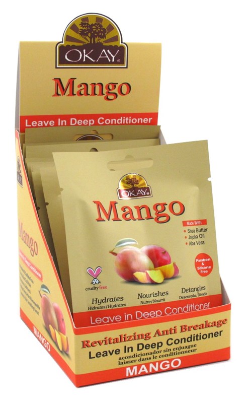 Okay Leave-In Deep Cond Pks Mango (12in)