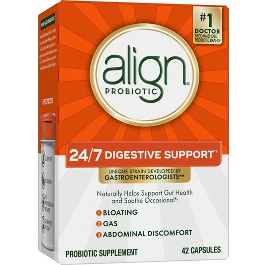 Align Probiotic Supplement Digestive Support 42 Capsules