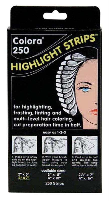 Colora 250 Highlight Strips 4Inch X 7Inch