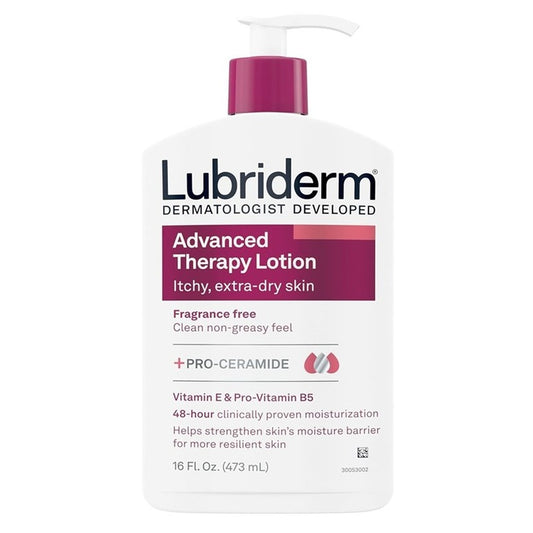 Lubriderm Advanced Therapy Lotion 16oz Itchy Dry Skin