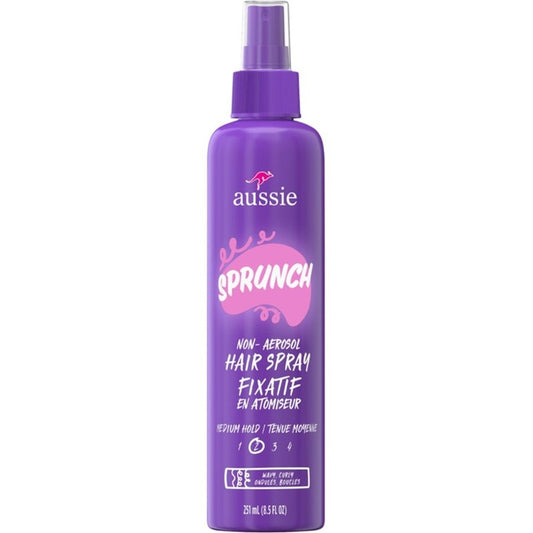 Aussie Hairspray Sprunch Non- Aerosol Medium Hold 8.5oz