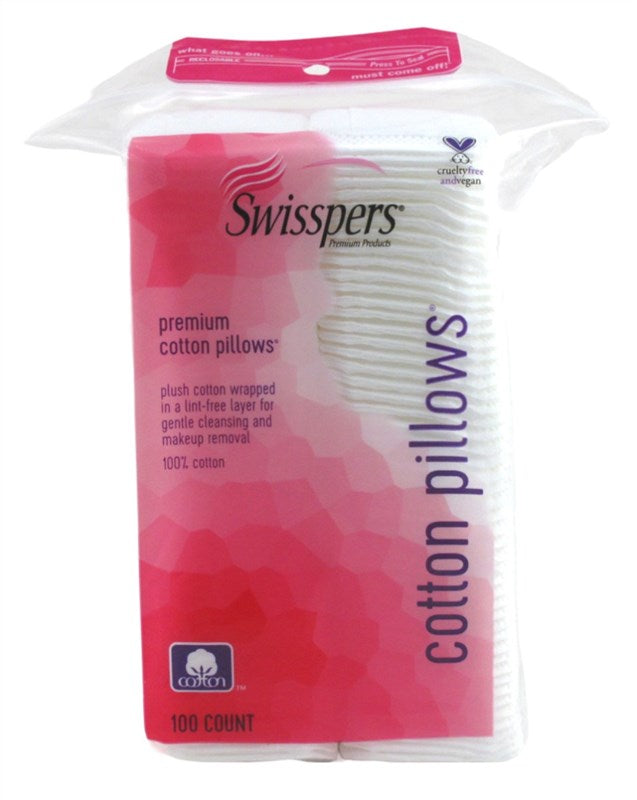 Swisspers Cotton Pillows Premium 100 Count Rectangular