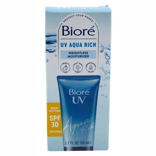 Biore Uv Aqua Rich Spf30 Weightless Moisturizer 1.7oz
