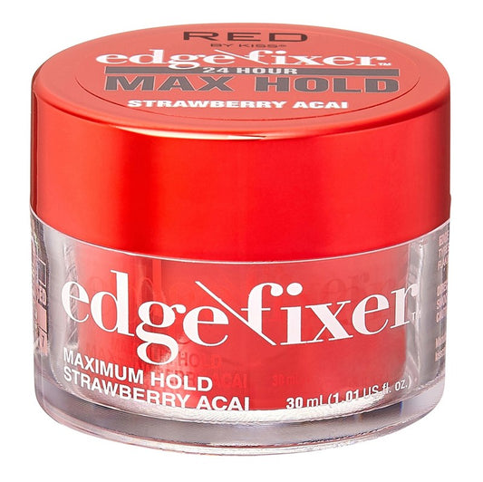 Kiss Red Edge Fixer Max Hold 24Hr Strawberry 1.1oz (8in)