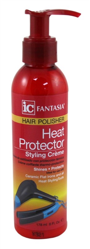 Fantasia Ic Hair Polisher Heat Protector Styling Cream 6oz