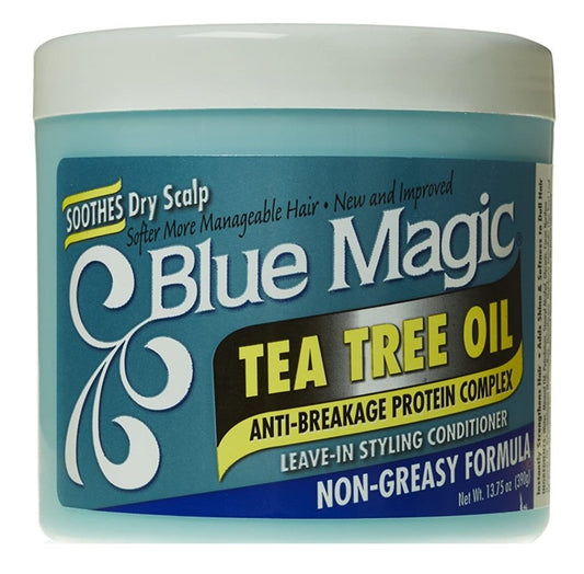 Blue Magic Tea Tree Oil Leave- In Conditioner Styling 13.75oz