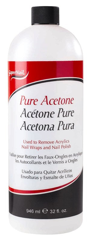 Super Nail 32oz Pure Acetone .