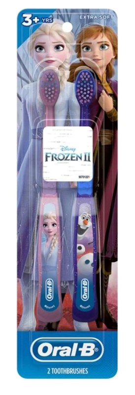 Oral-B Toothbrush Kids Frozen Ii Extra Soft 2 Pack
