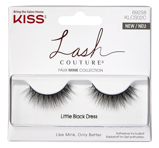 Kiss Lash Couture Faux Mink Little Black Dress