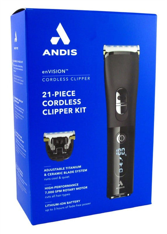 Andis Clipper Envision 21 Piece Cordless Kit