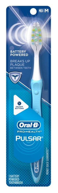 Oral-B Toothbrush Pulsar Medium Battery Powered