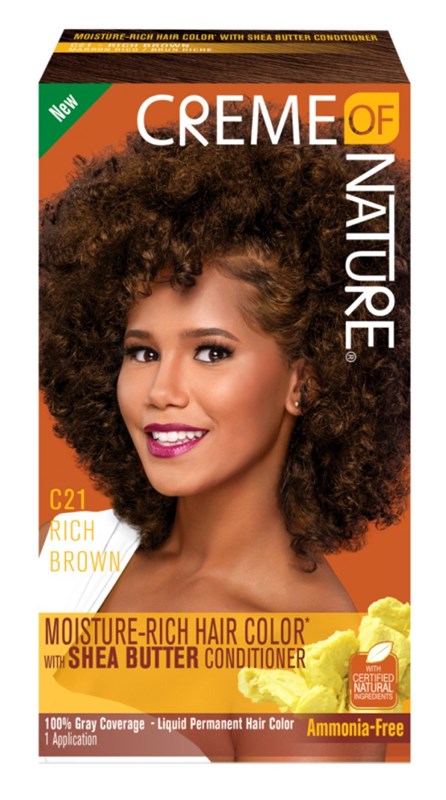 Creme Of Nature Color C21 Rich Brown Kit