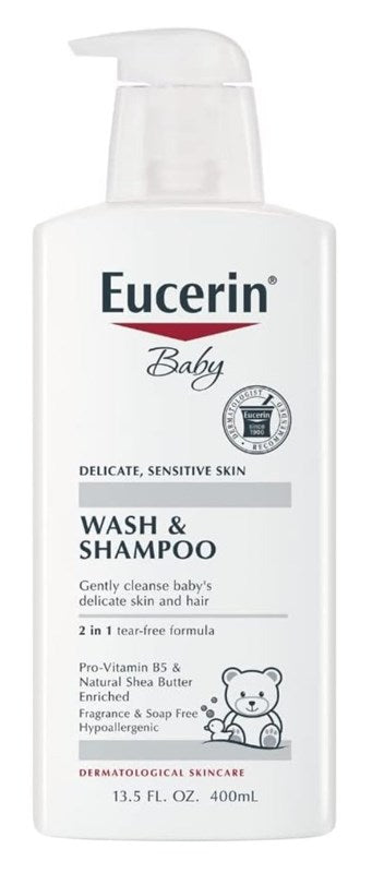 Eucerin Baby Wash And Shampoo 13.5oz