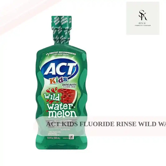 Act Kids Fluoride Rinse Wild Watermelon 16.9oz by@Outfy